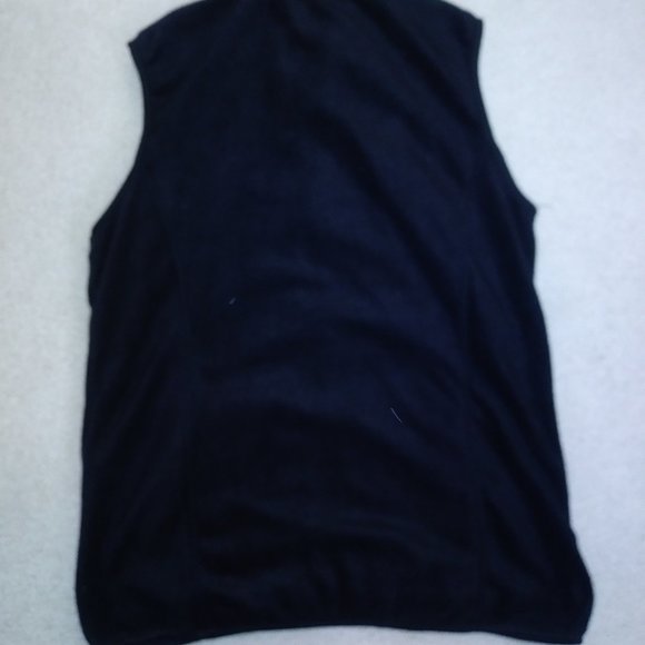 Black and Pink Sleeveless Sweatshirt - Picture 2 of 2